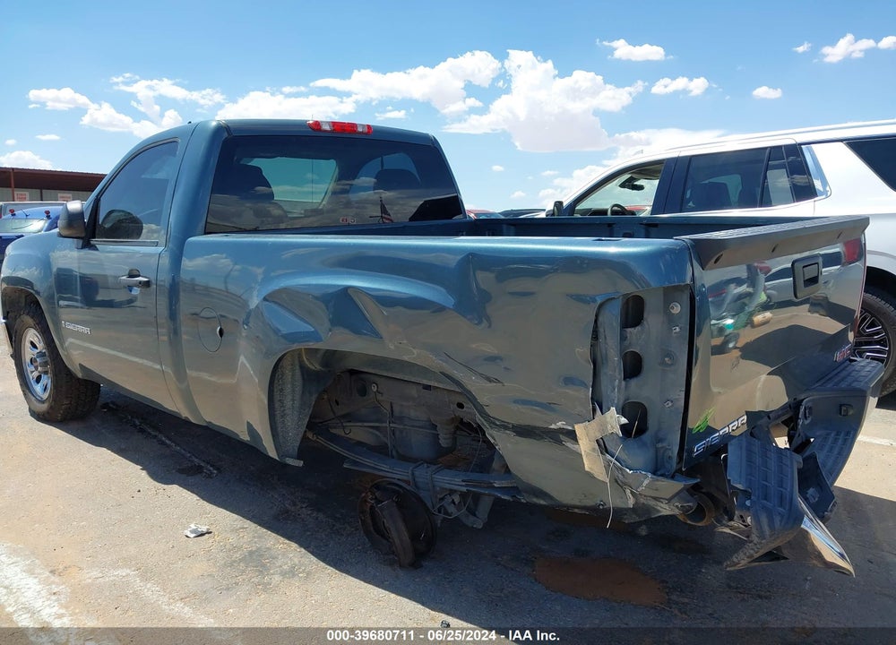 2009 GMC SIERRA 1500 WORK TRUCK VIN: 1GTEC14J59Z123467