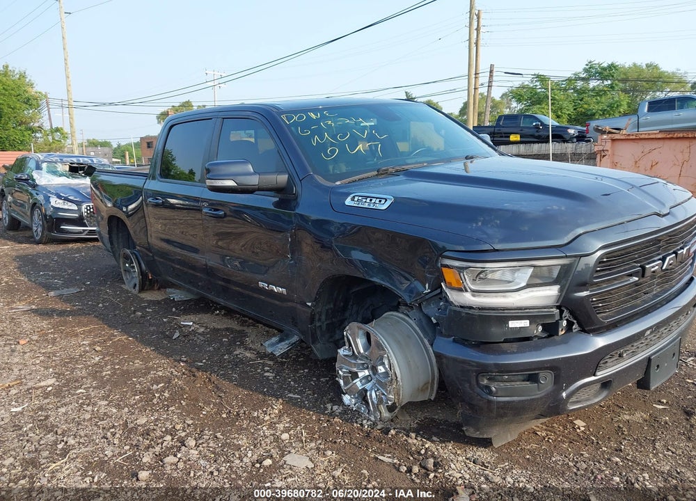 2019 RAM 1500 BIG HORN/LONE STAR 4X4 5'7 BOX VIN: 1C6SRFFT7KN511964