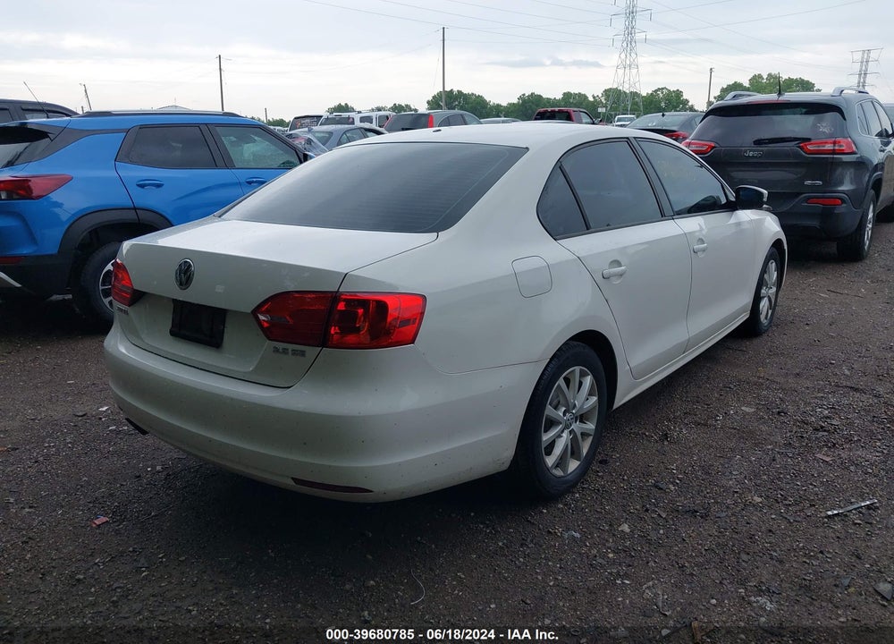 2012 VOLKSWAGEN JETTA 2.5L SE VIN: 3VWDP7AJ4CM321728