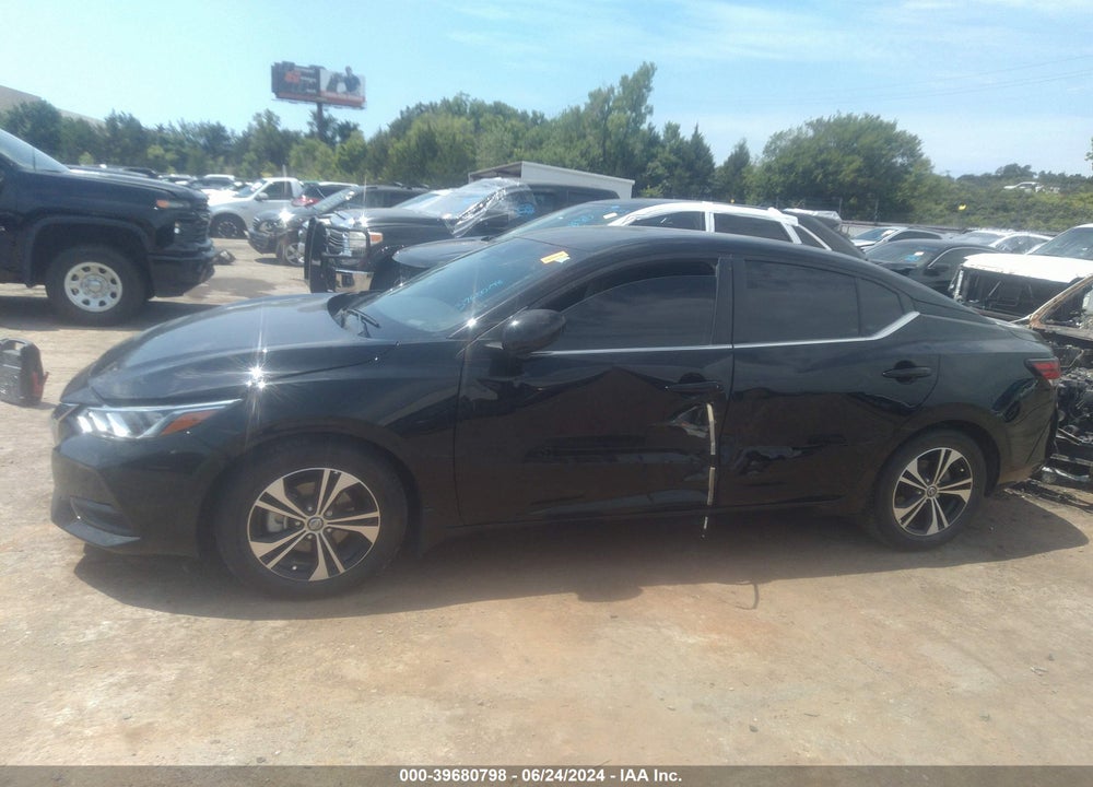 2022 NISSAN SENTRA SV XTRONIC CVT VIN: 3N1AB8CV1NY295680