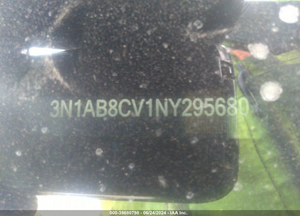 2022 NISSAN SENTRA SV XTRONIC CVT VIN: 3N1AB8CV1NY295680