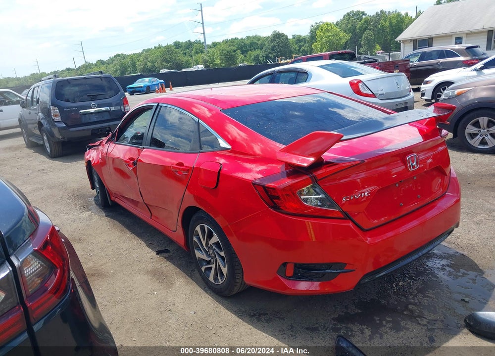 2016 HONDA CIVIC EX VIN: 2HGFC2F7XGH541355