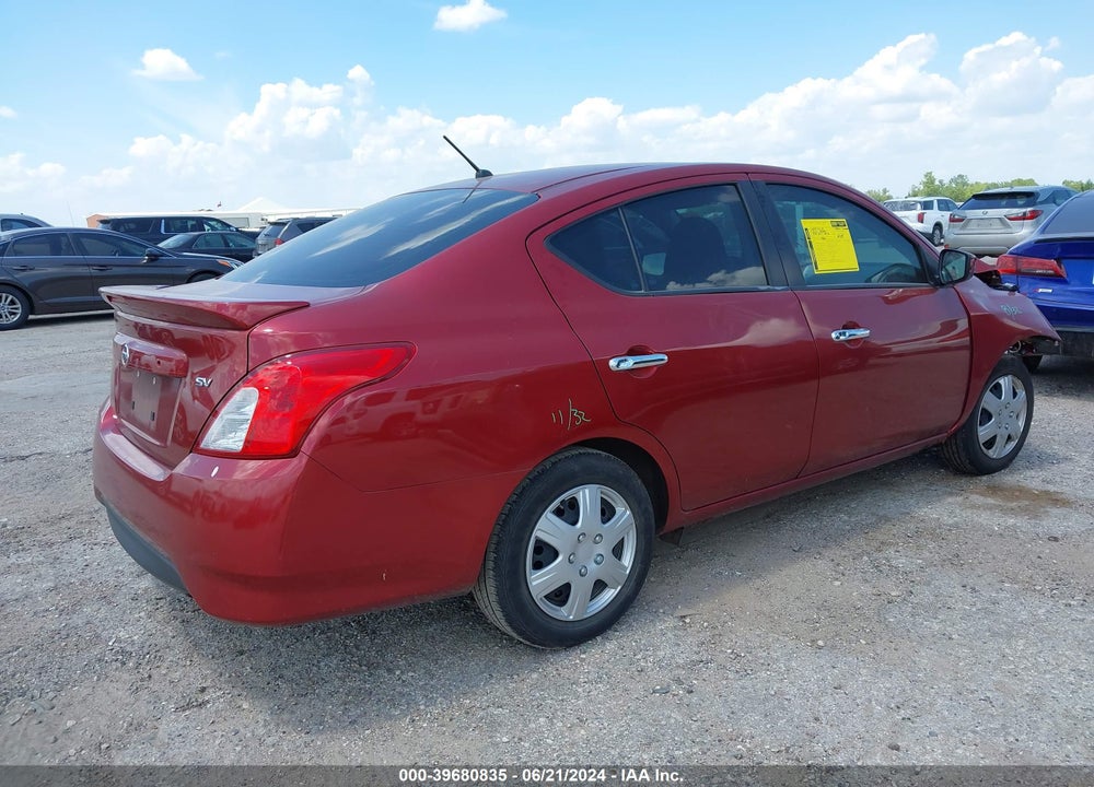 2019 NISSAN VERSA 1.6 SV VIN: 3N1CN7AP4KL868997