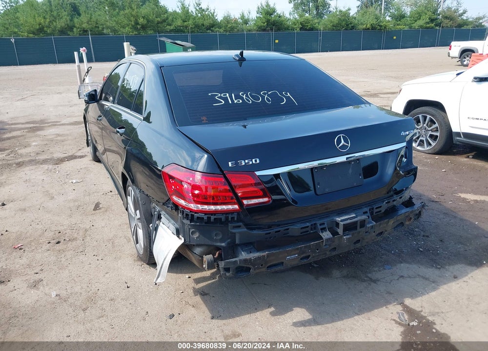 2016 MERCEDES-BENZ E 350 4MATIC VIN: WDDHF8JB7GB267284