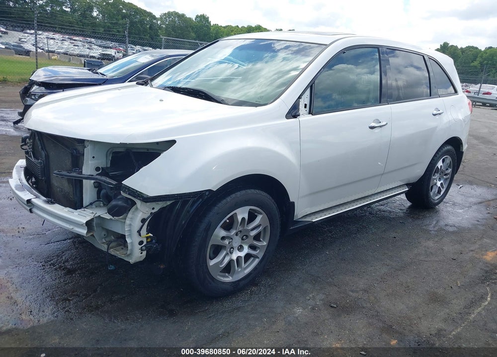 2007 ACURA MDX TECHNOLOGY PACKAGE VIN: 2HNYD28337H527614