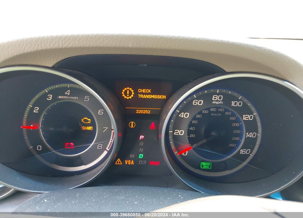 2007 ACURA MDX TECHNOLOGY PACKAGE VIN: 2HNYD28337H527614