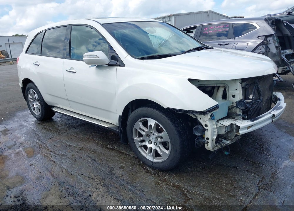 2007 ACURA MDX TECHNOLOGY PACKAGE VIN: 2HNYD28337H527614