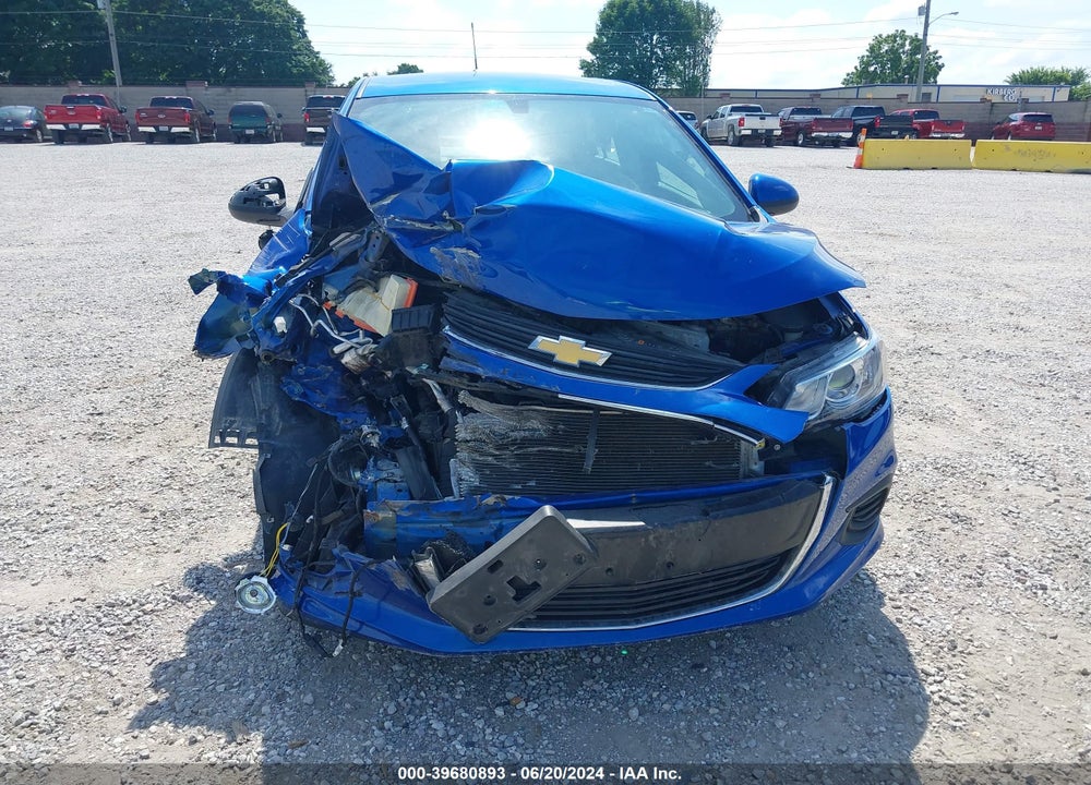 2019 CHEVROLET SONIC LT AUTO VIN: 1G1JD5SB2K4150040