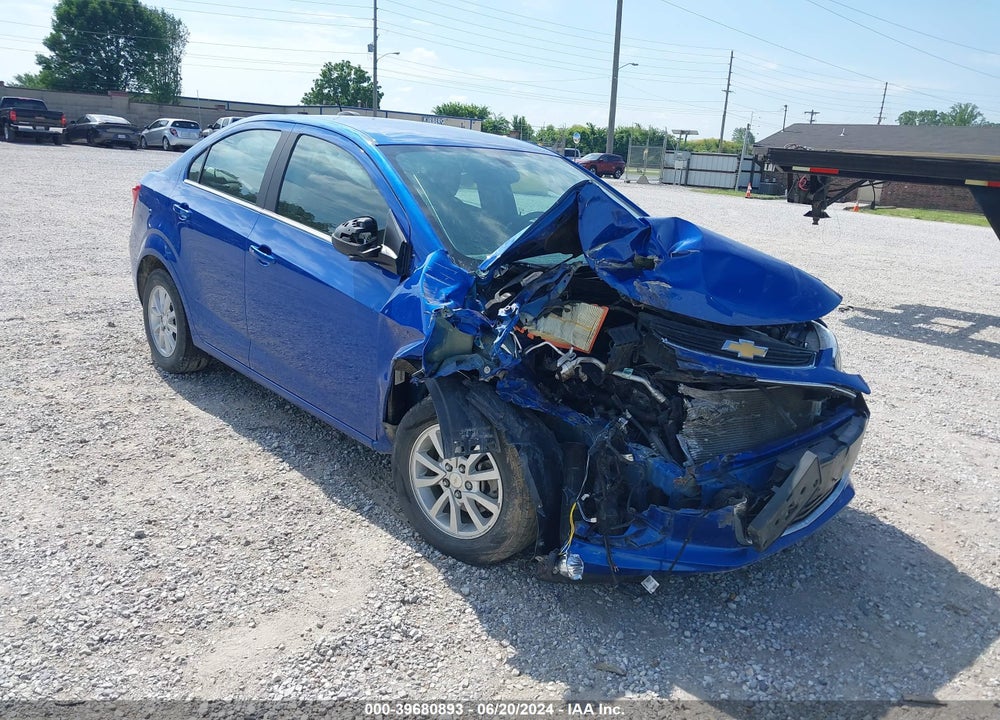 2019 CHEVROLET SONIC LT AUTO VIN: 1G1JD5SB2K4150040