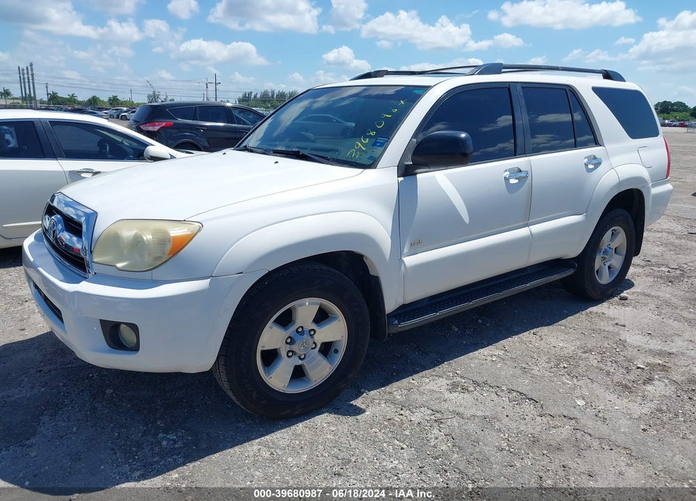 2007 TOYOTA 4RUNNER SR5 V6 VIN: JTEZU14R278080466
