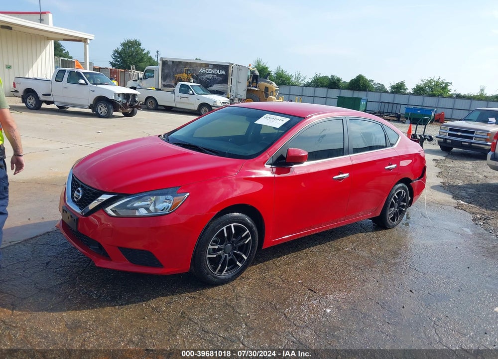 2018 NISSAN SENTRA SV VIN: 3N1AB7AP0JL659593