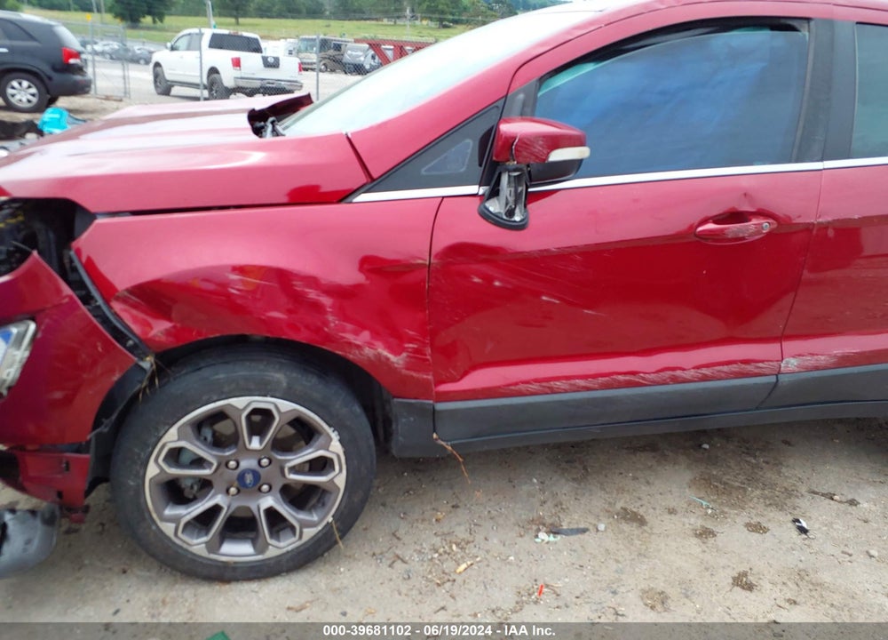 2019 FORD ECOSPORT TITANIUM VIN: MAJ6S3KL4KC260339