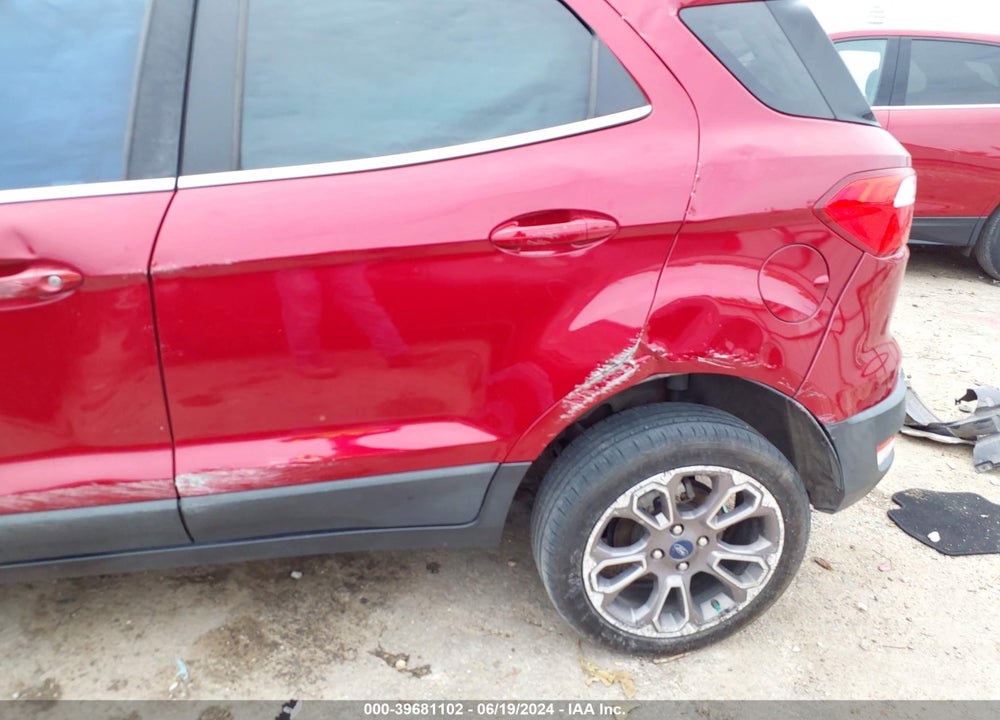 2019 FORD ECOSPORT TITANIUM VIN: MAJ6S3KL4KC260339