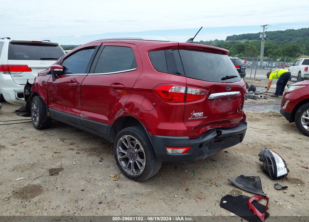 2019 FORD ECOSPORT TITANIUM VIN: MAJ6S3KL4KC260339
