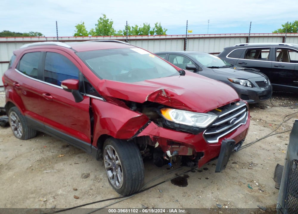 2019 FORD ECOSPORT TITANIUM VIN: MAJ6S3KL4KC260339