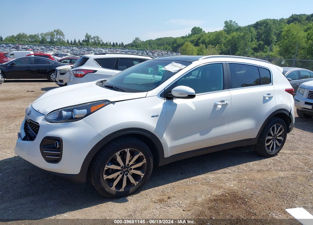 2017 KIA SPORTAGE EX VIN: KNDPNCAC1H7255463