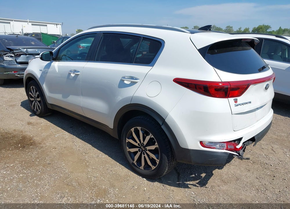 2017 KIA SPORTAGE EX VIN: KNDPNCAC1H7255463