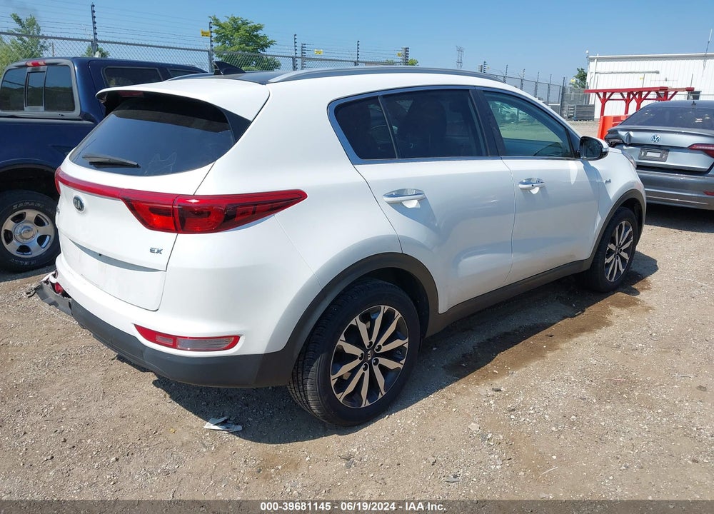 2017 KIA SPORTAGE EX VIN: KNDPNCAC1H7255463