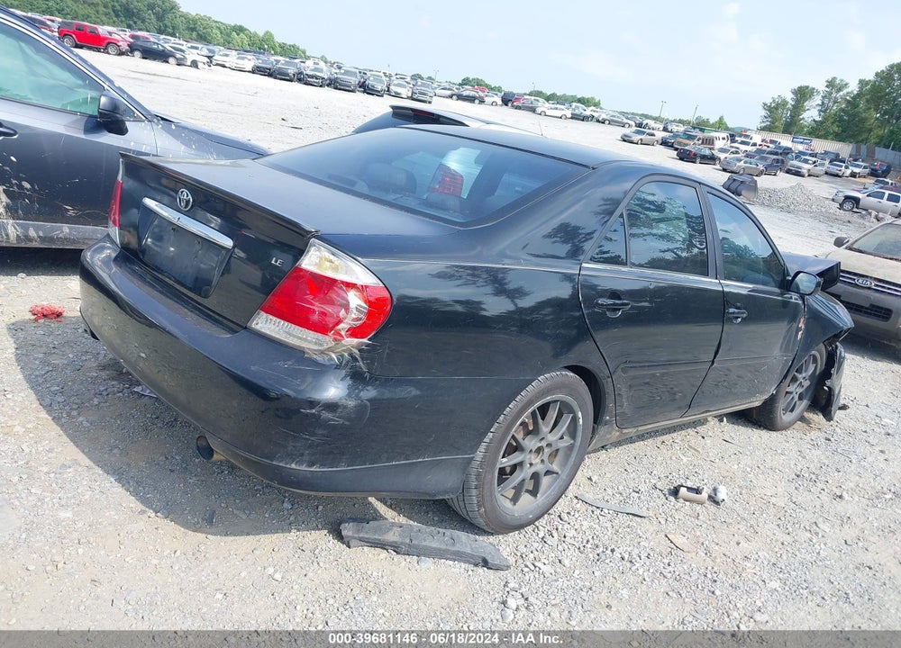 2005 TOYOTA CAMRY LE VIN: 4T1BE32K65U384517