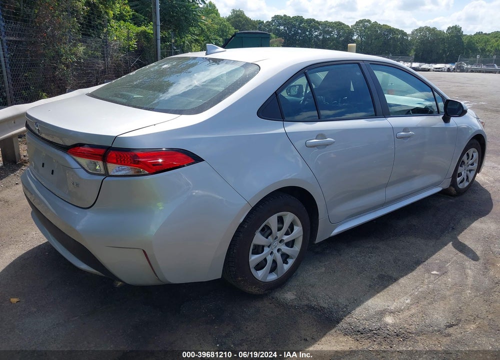 2022 TOYOTA COROLLA LE VIN: 5YFEPMAE0NP390260
