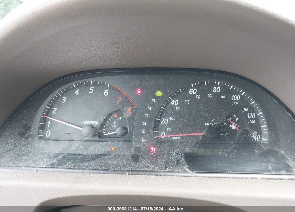 2003 TOYOTA CAMRY XLE V6 VIN: 4T1BF30K53U561670