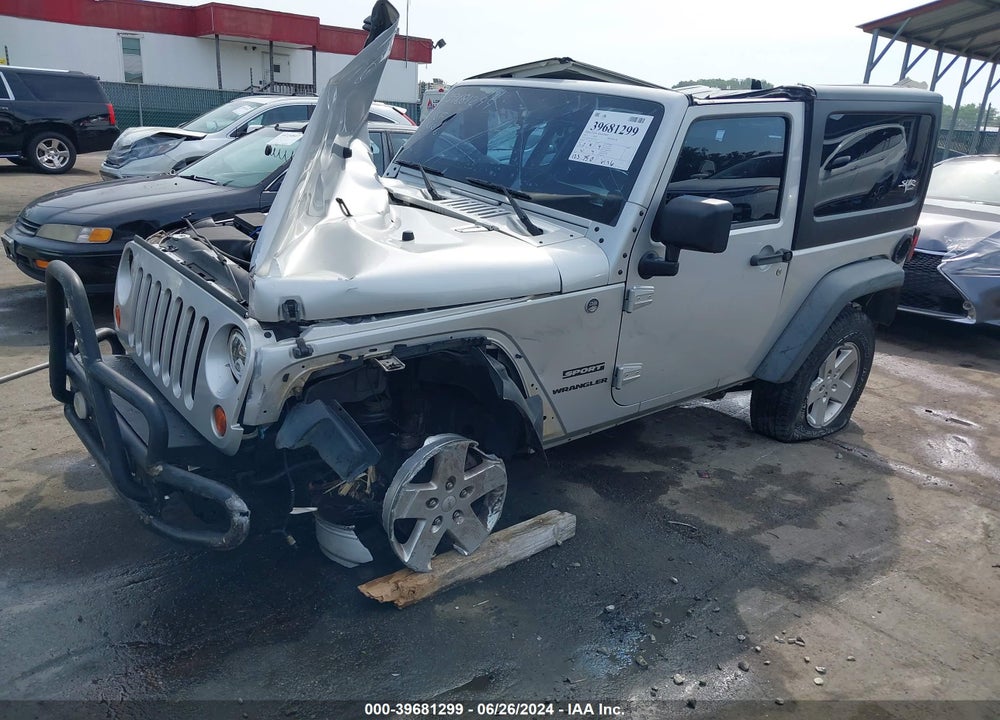 2011 JEEP WRANGLER SPORT VIN: 1J4AA2D19BL605016