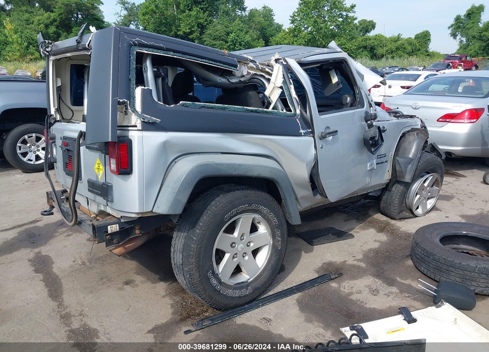 2011 JEEP WRANGLER SPORT VIN: 1J4AA2D19BL605016