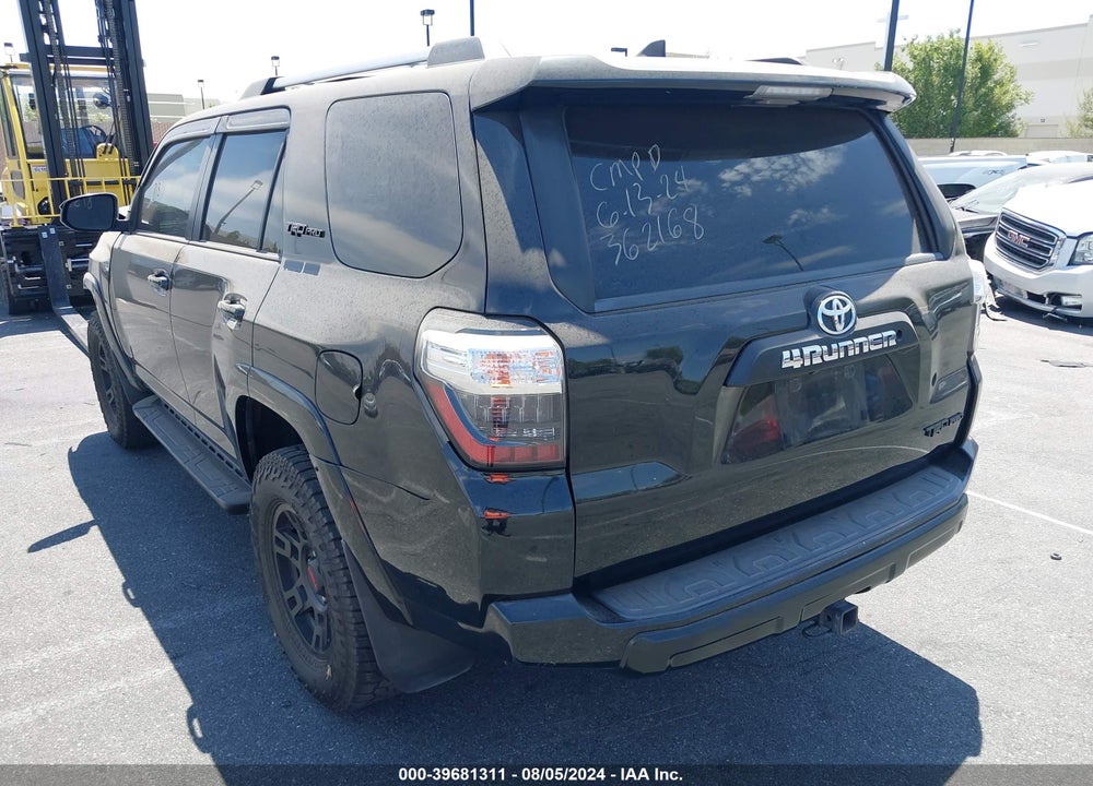 2018 TOYOTA 4RUNNER TRD PRO VIN: JTEBU5JR6J5571287
