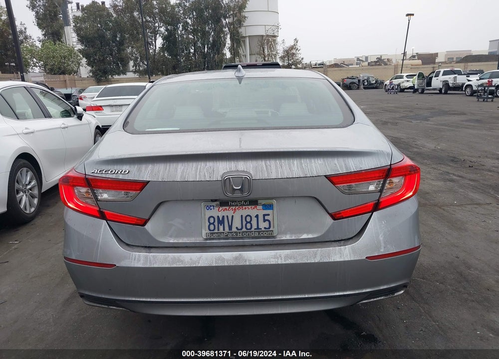2019 HONDA ACCORD LX VIN: 1HGCV1F1XKA132010