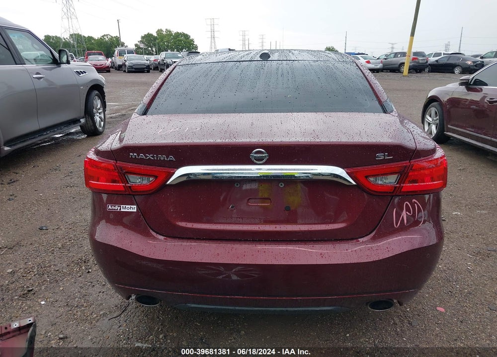 2017 NISSAN MAXIMA 3.5 SL VIN: 1N4AA6AP6HC430759