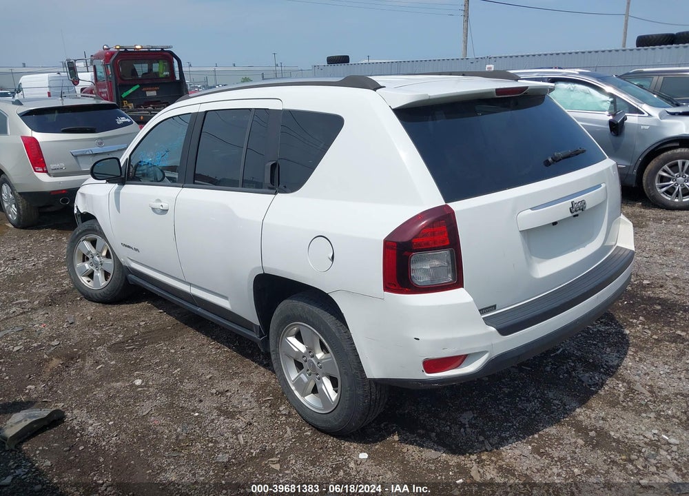2014 JEEP COMPASS SPORT VIN: 1C4NJCBA4ED881537