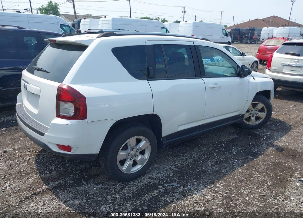 2014 JEEP COMPASS SPORT VIN: 1C4NJCBA4ED881537