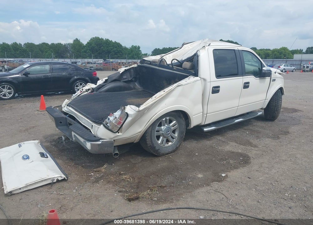 2008 FORD F-150 60TH ANNIVERSARY/FX2/KING RANCH/LARIAT/XLT VIN: 1FTPW12V08FA38901