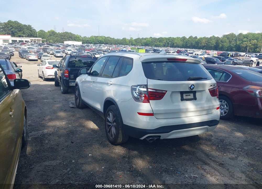 2016 BMW X3 SDRIVE28I VIN: 5UXWZ7C57G0R31846