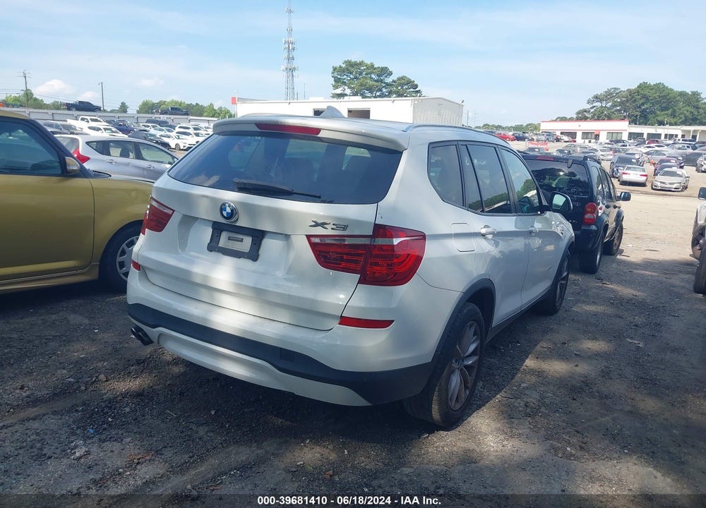 2016 BMW X3 SDRIVE28I VIN: 5UXWZ7C57G0R31846
