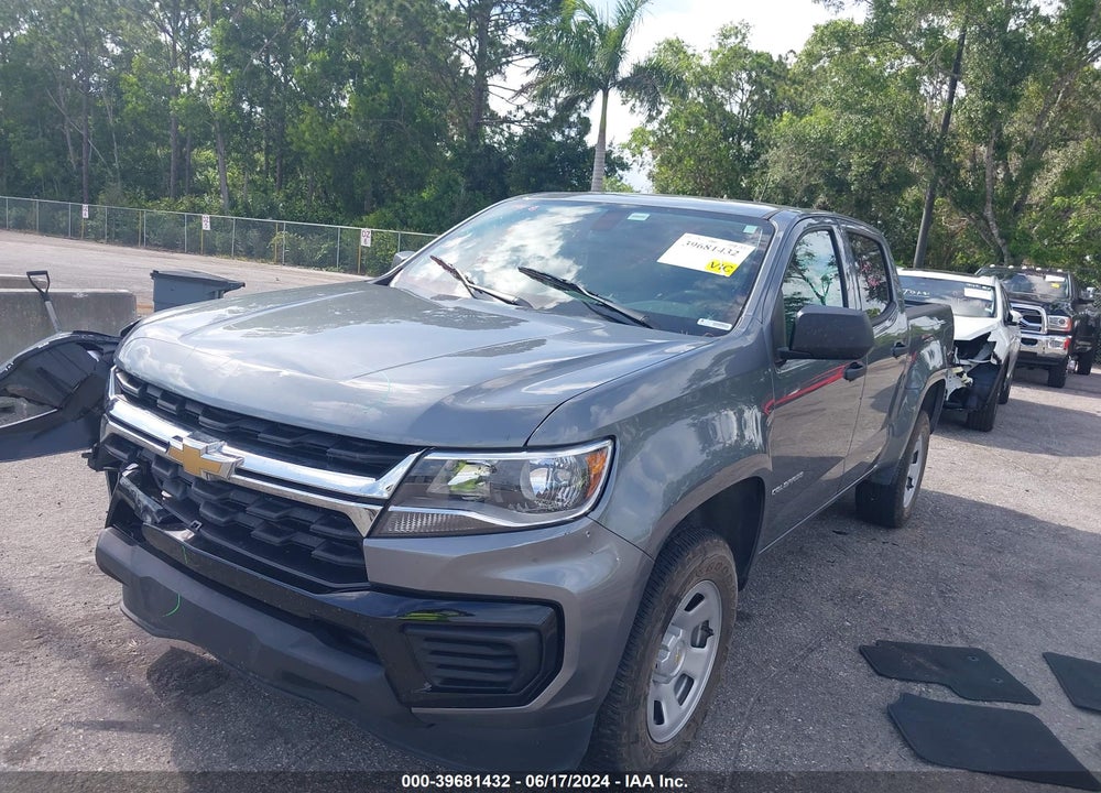 2022 CHEVROLET COLORADO 2WD SHORT BOX WT VIN: 1GCGSBEA6N1287870