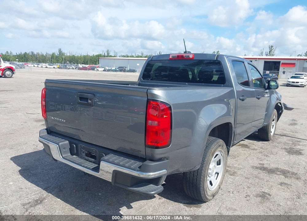 2022 CHEVROLET COLORADO 2WD SHORT BOX WT VIN: 1GCGSBEA6N1287870