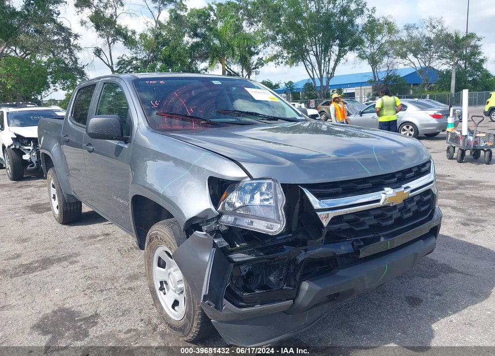 2022 CHEVROLET COLORADO 2WD SHORT BOX WT VIN: 1GCGSBEA6N1287870