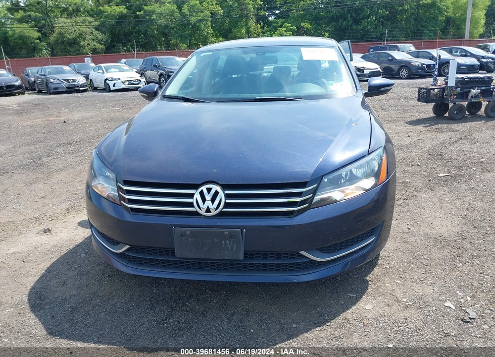 2012 VOLKSWAGEN PASSAT 2.5L SE VIN: 1VWBP7A33CC087835