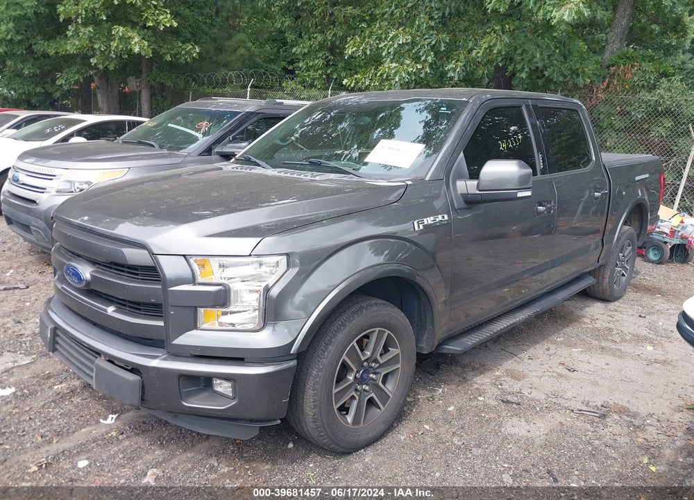 2016 FORD F-150 LARIAT VIN: 1FTEW1CG2GKE69981