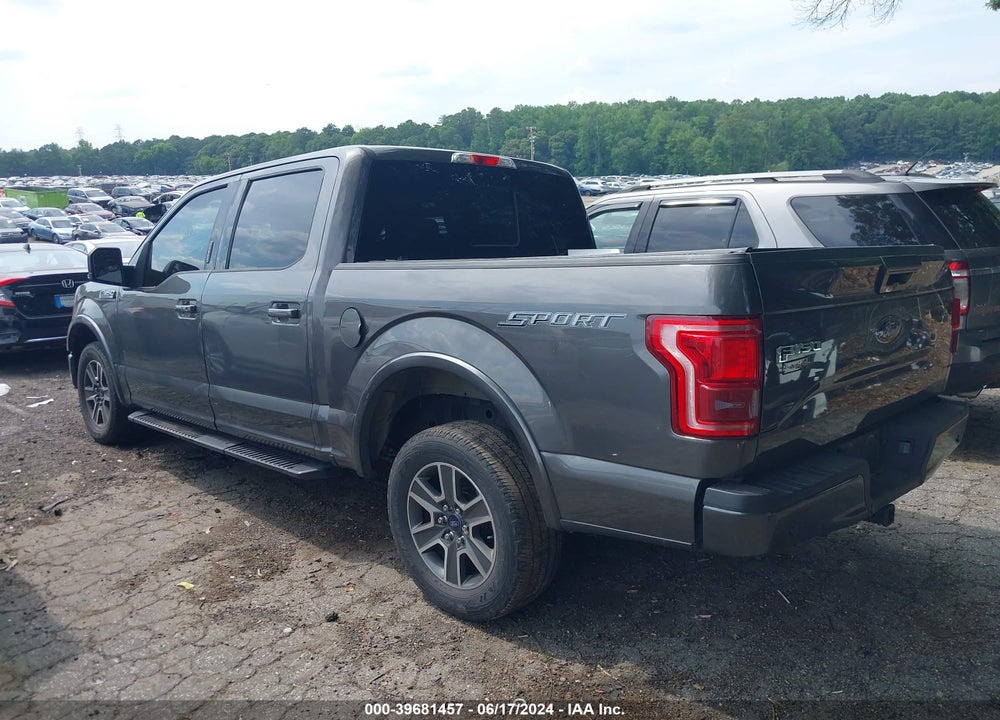 2016 FORD F-150 LARIAT VIN: 1FTEW1CG2GKE69981