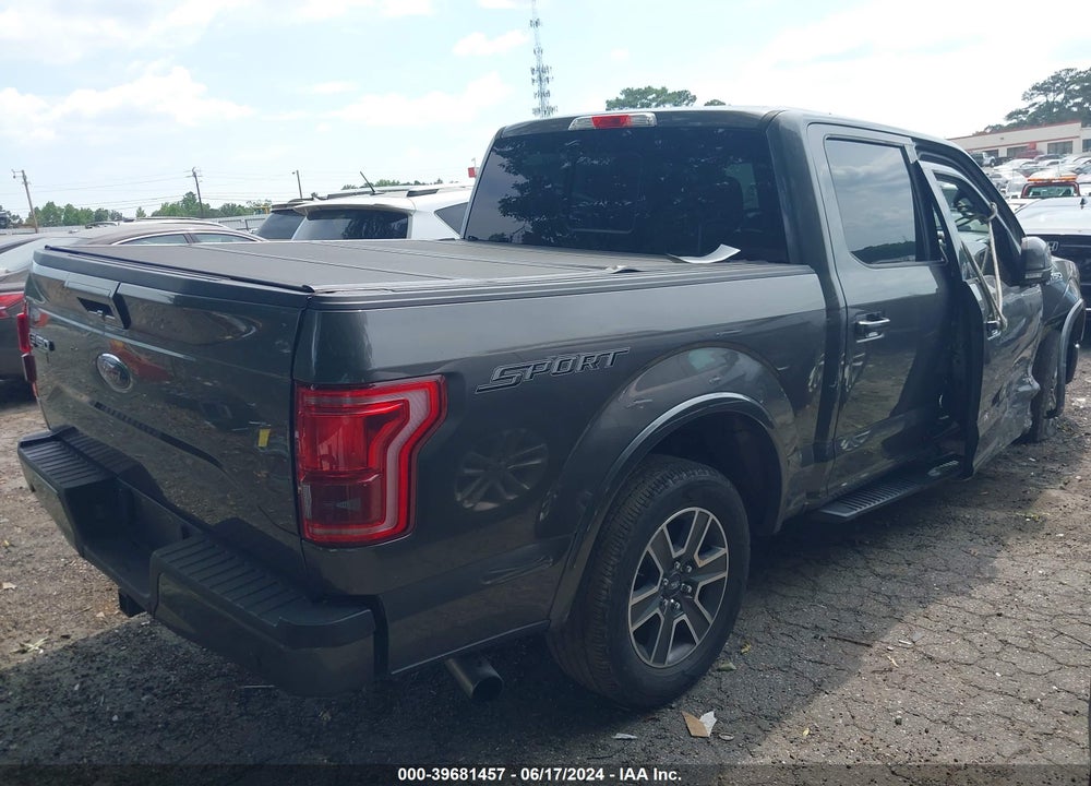 2016 FORD F-150 LARIAT VIN: 1FTEW1CG2GKE69981