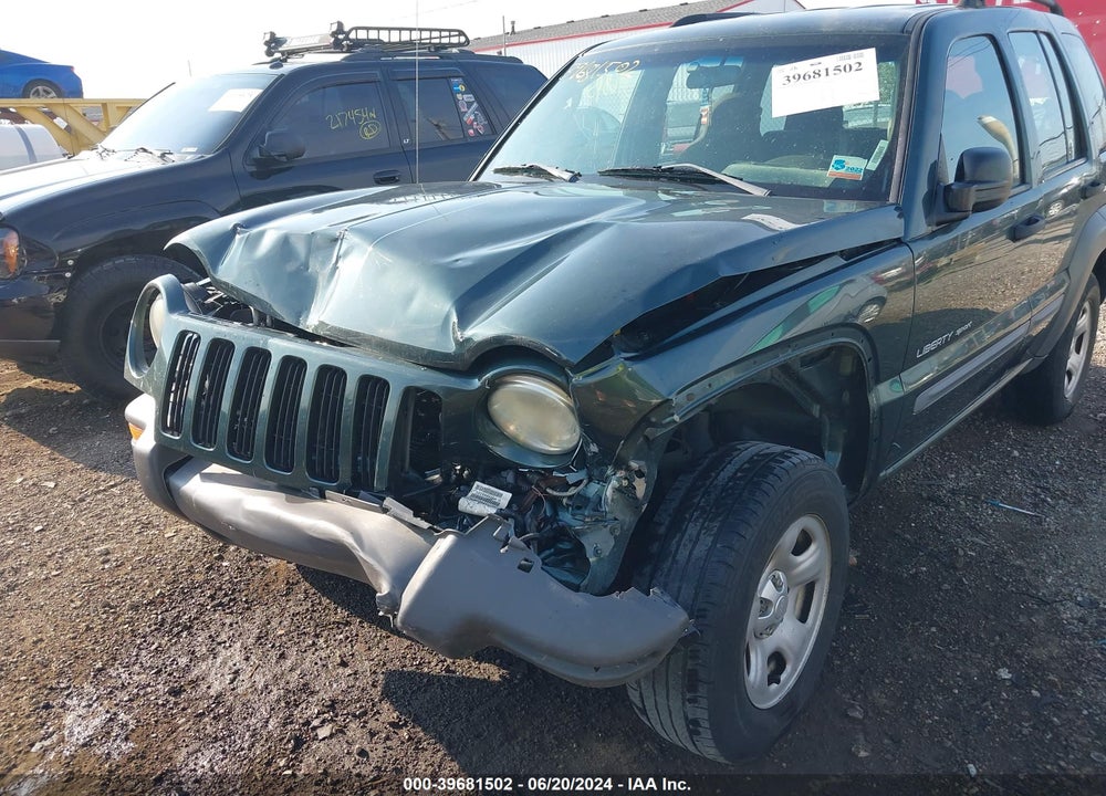 2003 JEEP LIBERTY SPORT VIN: 1J4GK48K63W608655
