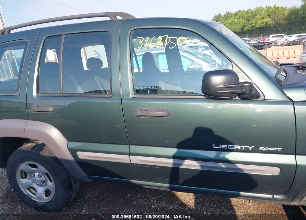 2003 JEEP LIBERTY SPORT VIN: 1J4GK48K63W608655