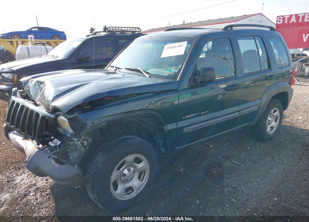 2003 JEEP LIBERTY SPORT VIN: 1J4GK48K63W608655