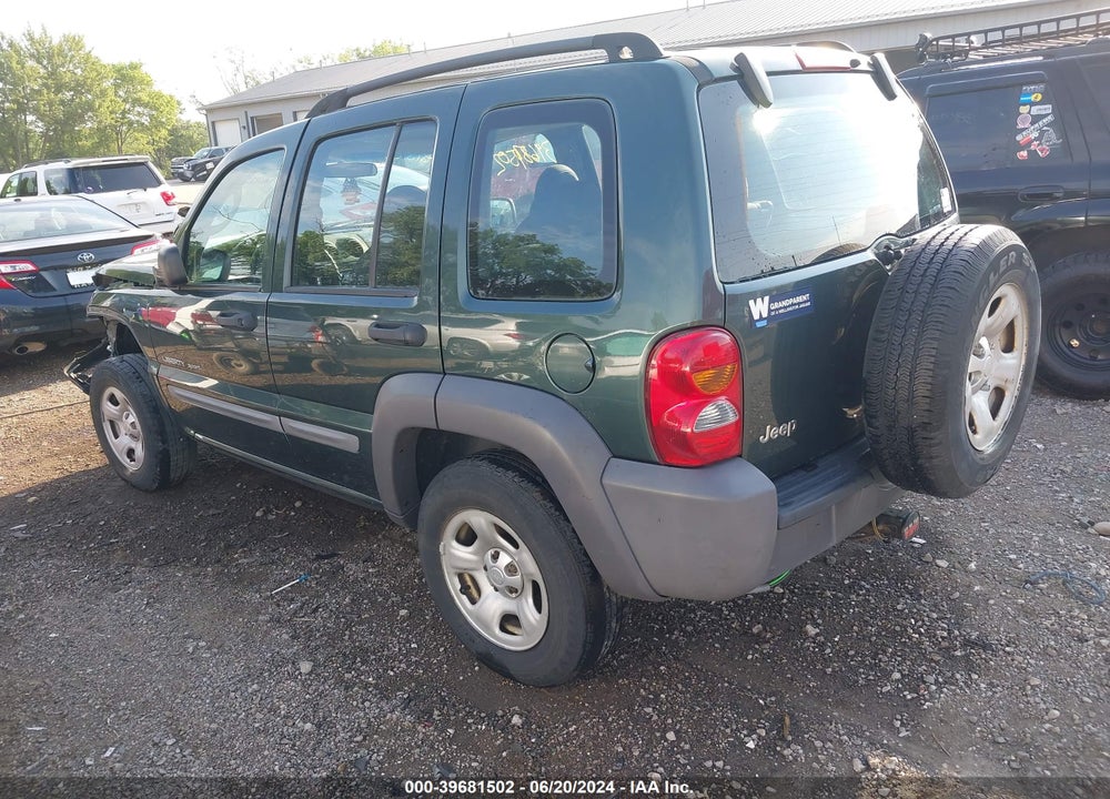 2003 JEEP LIBERTY SPORT VIN: 1J4GK48K63W608655