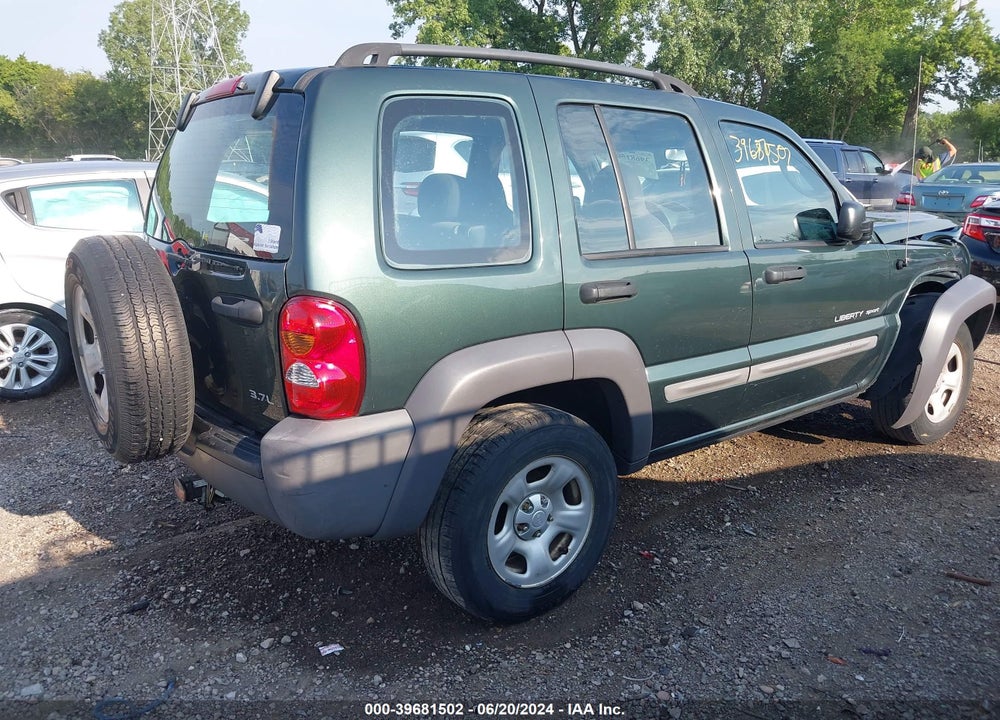 2003 JEEP LIBERTY SPORT VIN: 1J4GK48K63W608655