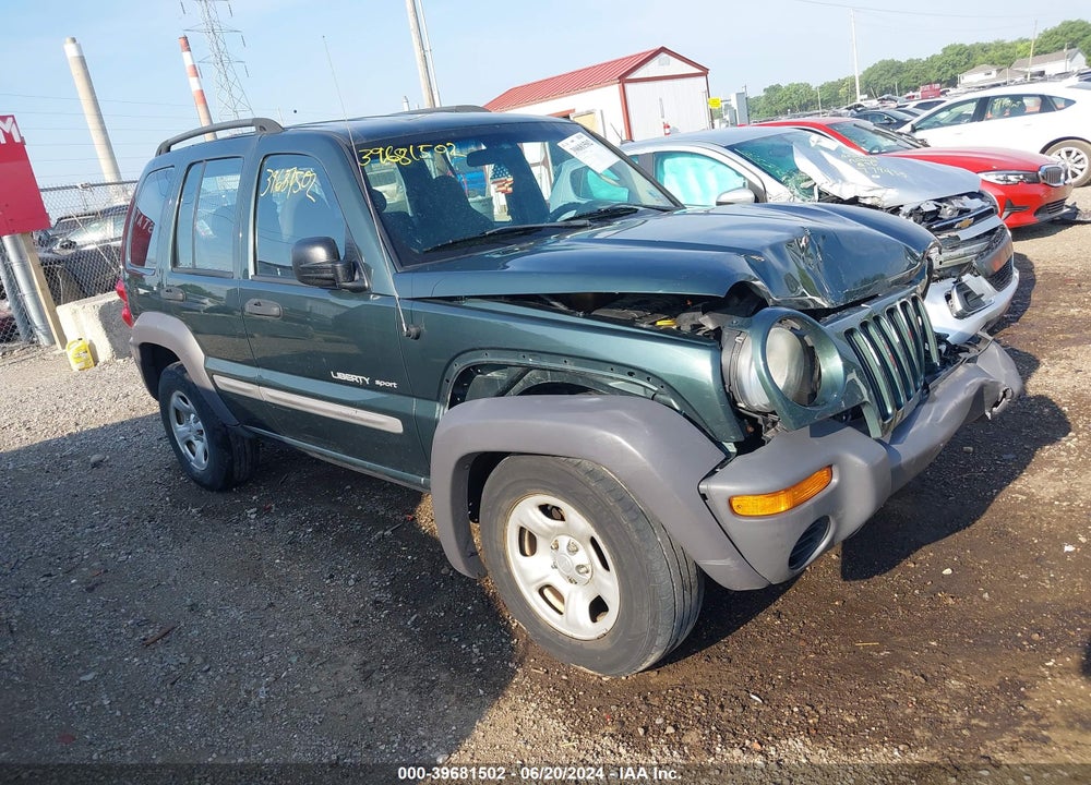 2003 JEEP LIBERTY SPORT VIN: 1J4GK48K63W608655