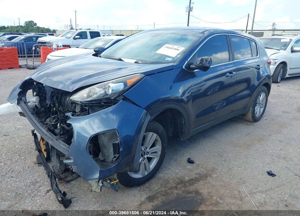2017 KIA SPORTAGE LX VIN: KNDPM3AC8H7215982