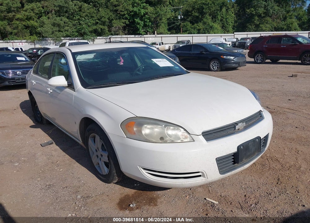2008 CHEVROLET IMPALA LS VIN: 2G1WB55K481269817